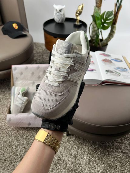 Жіночі кросівки 574 Grey White Lime 40 | Зображення 8