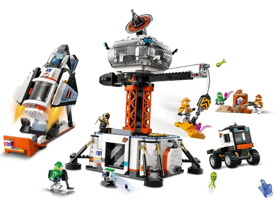 Конструктор LEGO City Космічна база й стартовий майданчик для ракети (60434) | Зображення 8