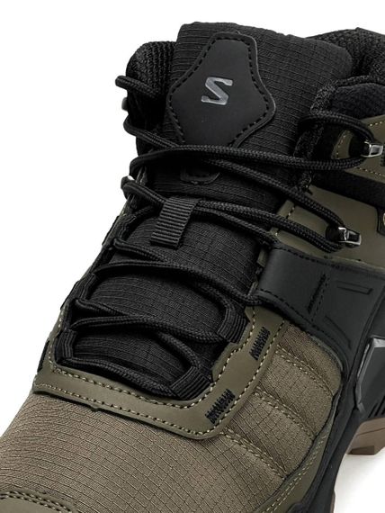 Зимові Чоловічі кросівки New Salomon X Ultra 4 Mid Fur Khaki Black  (топ якість) A4863 46 29.5 см | Зображення 5
