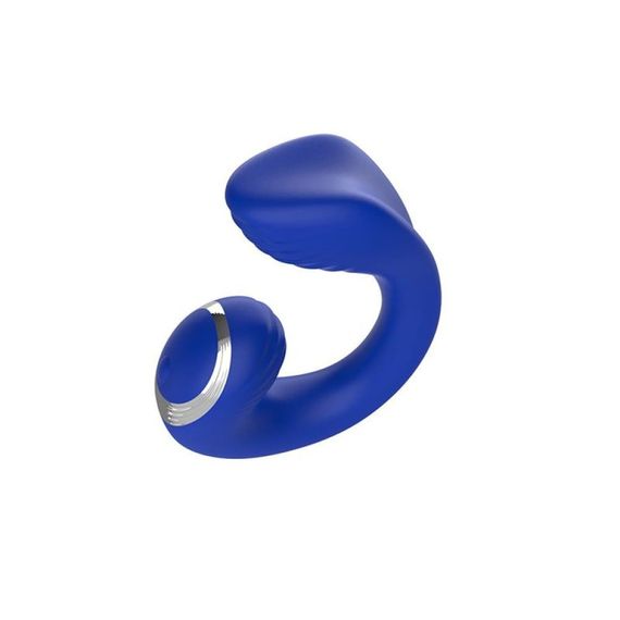 Вибратор для пар с дистанционным пультом Chisa Lust Ripple Meteor, синий Sex Aura | Зображення 4