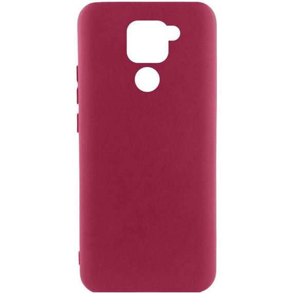 Чохол Silicone Cover Ummi Lakshmi (AA) для Xiaomi Redmi Note 9 / Redmi 10X Бордовий / Marsala