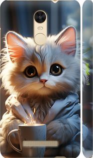Чохол на Xiaomi Redmi Note 3 Білий кіт "5646m-95-2448"