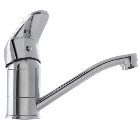 Змішувач для умивальника Haiba Magic 004 з чорною ручкою (вилив 15 см) (HB0689) | Зображення 1