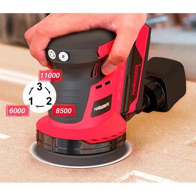 Шлифовальная машина HAISSER RO-118BS (без АКБ и ЗУ) (130409) | Зображення 1