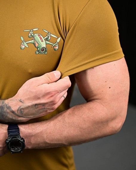 Тактична потоотводна футболка Ховайся coyot ПП7720 | Зображення 7