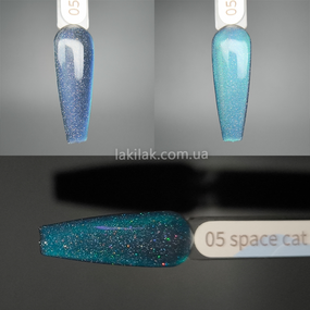 Світловідбивний гель-лак Gelix Space Cat №5 (з ефектом котячого ока) 8мл