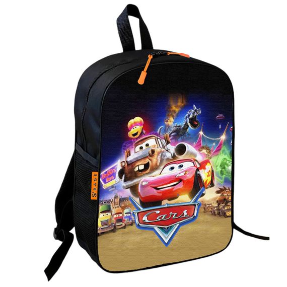 Набор детский Тачки Молния Маквин рюкзак 36х27см сумка-бананка,кружка с принтом для мальчика (01596) | Зображення 1