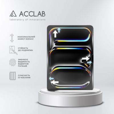 Стекло защитное ACCLAB Full Glue Apple iPad Pro 11 (2024) (1283126593697) | Зображення 3