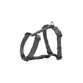 Шлея-вісімка Trixie для собак Premium Н-подібна нейлон графітова розмір L-XL 75-120 см/25 мм