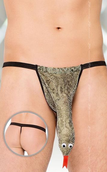 Чоловічі стрінги - Thong 4440, silver - S-L sexstyle