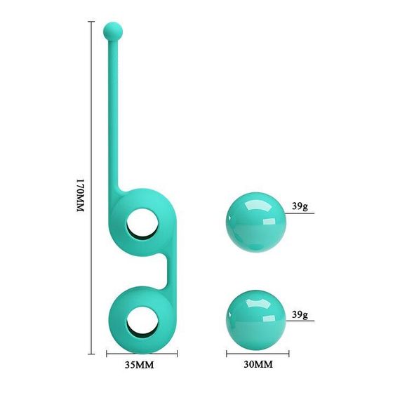 Вагінальні кульки Pretty Love Kegel Tighten Up III BI-014493-1 Sex Aura | Зображення 5