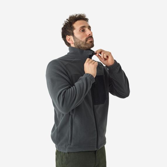 Флісова кофта 500 для полювання сіра - 2XL | Зображення 6