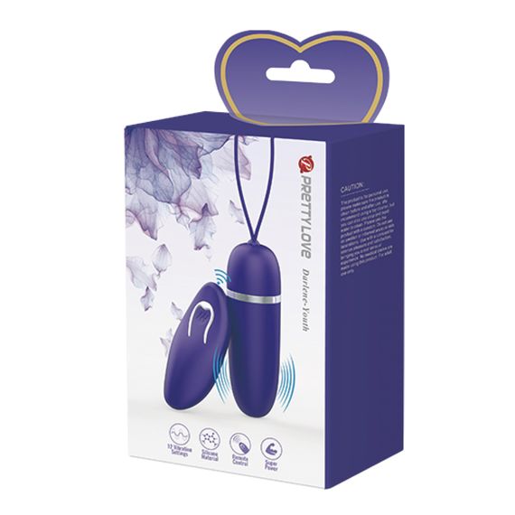 ВІбропуля з пультом керування PRETTY LOVE darlene - Youth, 12 vibration functions Wireless remote co | Зображення 8