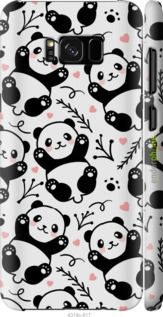 Чохол на Samsung Galaxy S8 Plus Панди "4318m-817-2448"