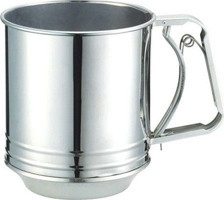 Кружка-сито для просіювання борошна Bohmann BH-7740, з нержавіючої сталі, 350 гр., зручна і практична