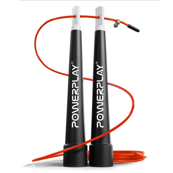 Скакалка скоростная Паверплей 4202 Ultra Speed Rope Красная (2,9m.)