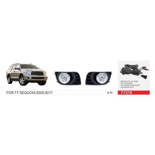 Фари дод. модель Toyota Sequoia 2009-17/TY-376/H10-12V42W/eл.проводка (TY-376) | Зображення 1