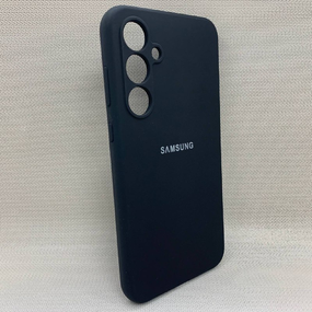 Чохол з логотипом для Samsung Galaxy A55 | Протиударний | Soft Touch | Чорний