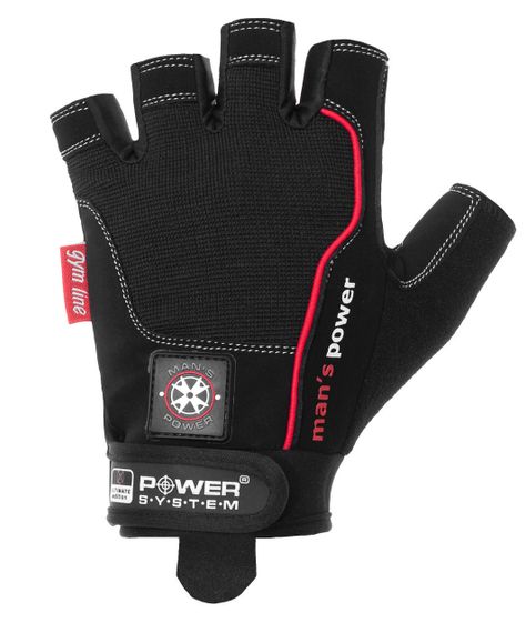 Рукавички для фітнесу Power System PS-2580 Man’s Power Black M | Зображення 4