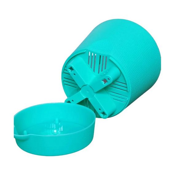 Горщик Фіалка 0.7 л з системою прикореневого поливу бірюзовий | Зображення 3