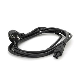 Кабель живлення Schuko PC-186 CEE7/7-IEC C5, 3.0M, 1.0mm, для ноутбука, OEM Q150