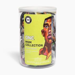 Банка презервативов ONE Classic Select MSM Collection, 100 шт Sex Aura