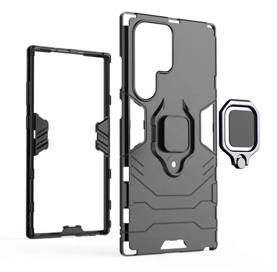 Чехол бампер Primolux Ring Armor для Samsung Galaxy S23 Ultra (SM-S918) - Black | Зображення 5
