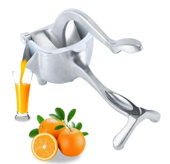 Ручний соковитискач - прес для фруктів та цитрусових Hand Juicer металевий із затискачем | Зображення 1
