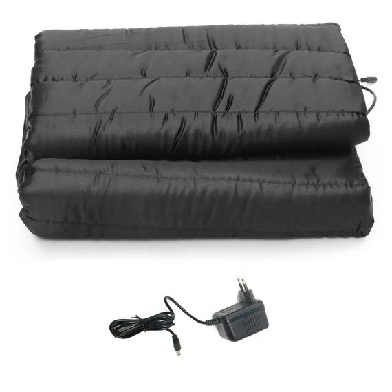 Массажный матрас с подогревом и пультом (170х58х3,5см) / Электронный вибромассажный коврик для спины и шеи | Зображення 8