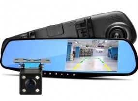 Відеореєстратор – дзеркало Blaсkbox DVR AK47 з камерою заднього виду ∙ Автомобільний реєстратор на 2 камери Full HD ∙ Режим фото 5
