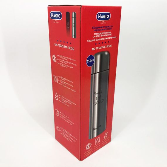 Термочашки для горячих напитков MAGIO, Хороший термос для чая, Качественный семейный термос GQ-73 | Зображення 3