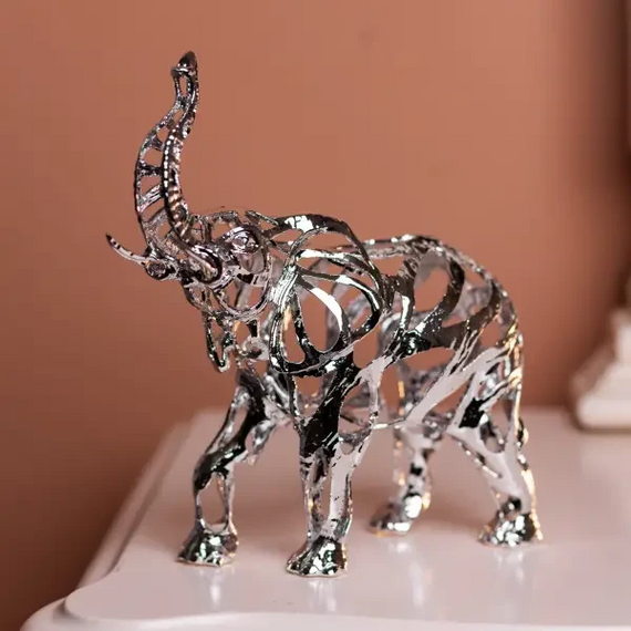 Декоративная фигурка Elephant 25х10х25 см металлическая HP-7-10 | Зображення 1