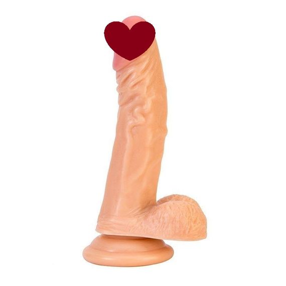 Фаллоимитатор с мошонкой Alive Enzo, диаметр 4,3см, ПВХ sexstyle