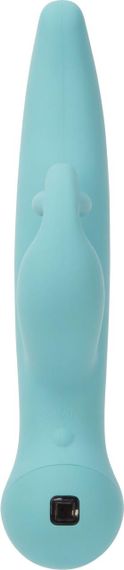 Вібратор-кролик Touch by SWAN - Trio Teal, сенсорне керування, ротація, діаметр 3,8 см sexstyle | Зображення 1