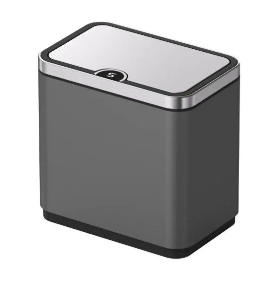 Відро для сміття сенсорне прямокутне Koer TC-020212-07 12 л графіт (KR5585)