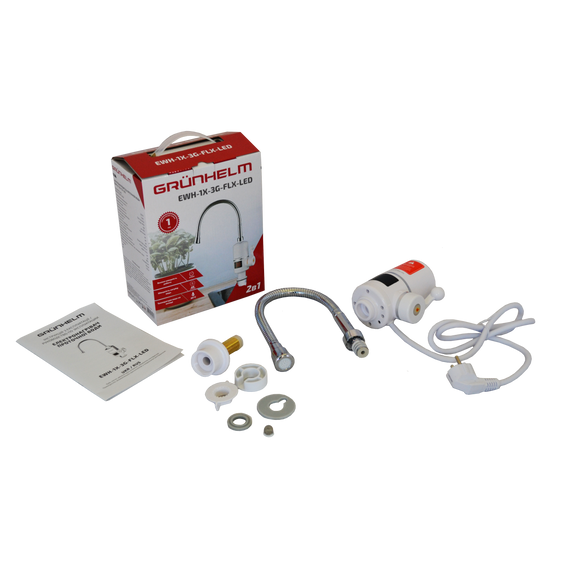 Електронагрівач проточної води Grunhelm EWH-1X-3G-FLX-LED | Зображення 9