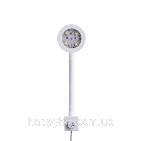 LED-світильник для нано-акваріума Nepall — USB, 5 Вт (Білий корпус, Гнучка ніжка)