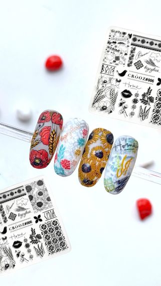 Пластина для стемпинга Crooz 06 (6 х 6см)