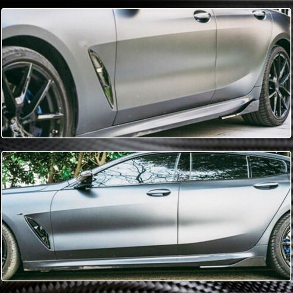 Накладки на пороги V2 (для G16 M-Sport/F93 M8, Карбон) для BMW 8 cерія G14/G15/G16 2018- гг | Зображення 3