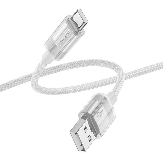 Кабель USB Borofone BU44 Sincero Type-C 3A 1.2m Колір Блакитний | Зображення 6