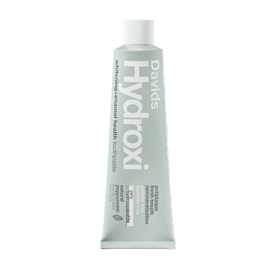 Зубна паста Davids Hydroxi Whitening+Enamel Health з наногідроксиапатитом та смаком перцевої м'яти, 113 грам | Зображення 1
