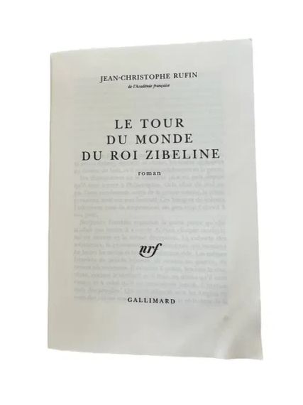 Французский роман (Le tour du monde du roi Zibeline) – французский язык. Б/У | Зображення 1