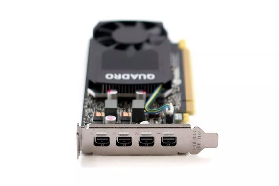 Дискретная видеокарта nVidia Quadro P620, 2 GB GDDR5, 128-bit / 4x miniDisplayPort / SFF б/у | Зображення 2