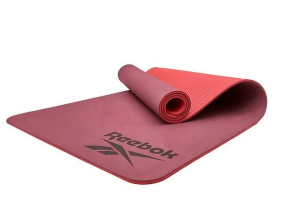 Двосторонній килимок для йоги Reebok Double Sided Yoga Mat червониий Уні 176 х 61 х 0,6 см RAYG-11042RD