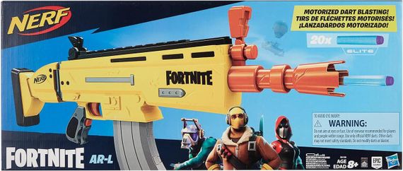 Автоматичний бластер Nerf Fortnite AR-L Elite штурмова гвинтівка SCAR з Battle Royale Фортнайт | Зображення 1