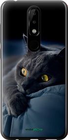 Чохол на Nokia 5.1 Plus Димчастий кіт "825t-1543-2448"