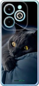 Чохол на Infinix Hot 40i Димчастий кіт "825u-3504-2448"