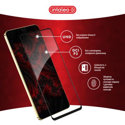 Стекло защитное Intaleo Full Glue Infinix Hot 40 Pro Black (1283126589263) | Зображення 3