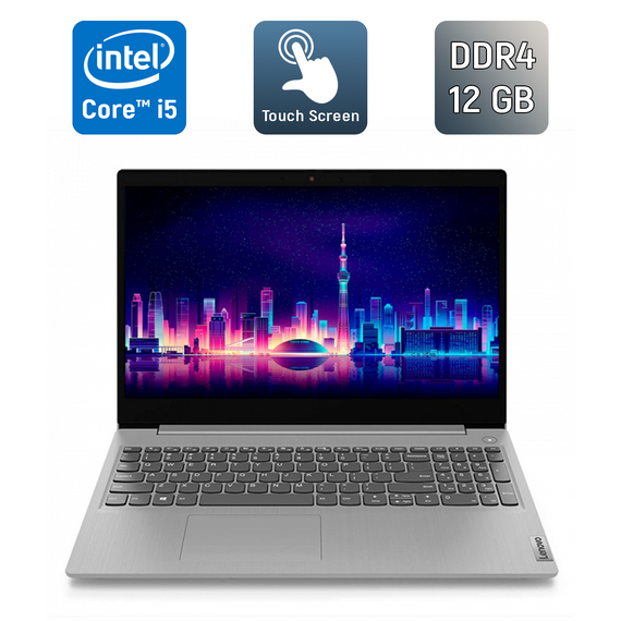 Ноутбук Lenovo IdeaPad 315IIL05 / 15.6" (1366x768) TN Touch / Intel Core i5-1035G1 (4 (8) ядра по 1.0 - 3.6 GHz) / 12 GB DDR4 / 512 GB SSD / Intel UHD Graphics / WebCam / Windows 10 б/у