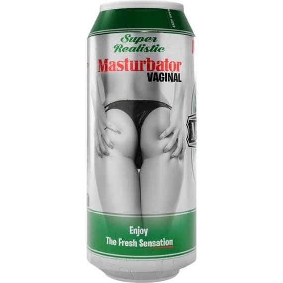 Мастурбатор вагіну Alive Heineken Vagina II у колбі з імітацією під банку пива sexstyle | Зображення 2